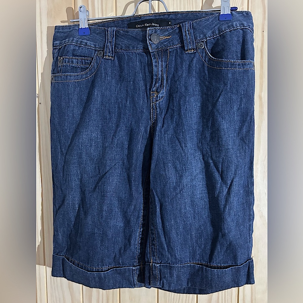 Calvin Klein modest shorts denim Bermuda shorts size 10